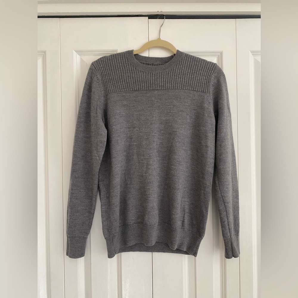 Everlane | Men’s Grey Crewneck | 100% Wool |